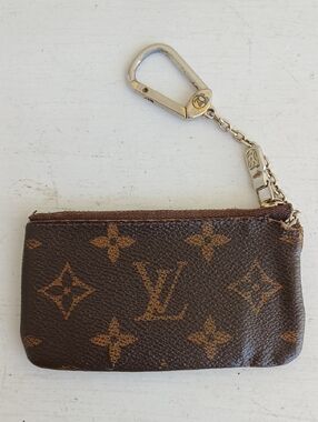 Louis Vuitton Monogram Key & Card Holder in Brown and Gold